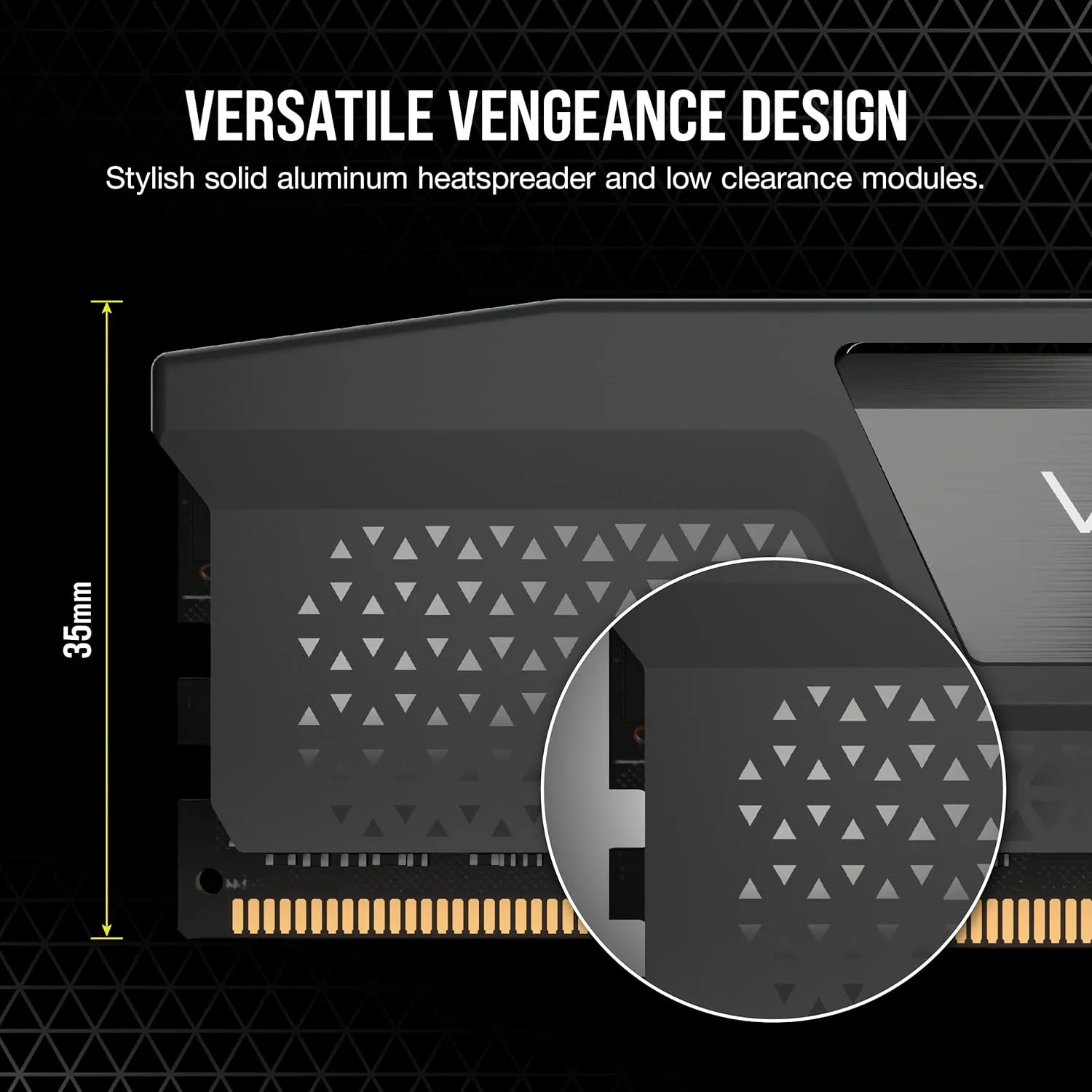 Corsair Desktop Ram 32GB DDR5 6000MHz Vengeance view 3